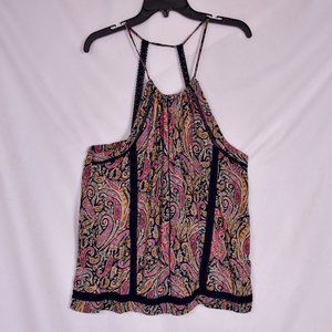 Lucky Brand Paisley Halter Top
